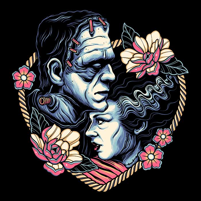Love Monsters Men's Apparel - Adult & Kids T-Shirts, Sweatshirts & Hoodies apparel design preview 2