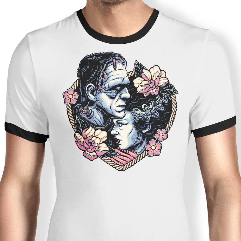 Love Monsters Ringer - Adult & Kids T-Shirts, Sweatshirts & Hoodies apparel design preview 1