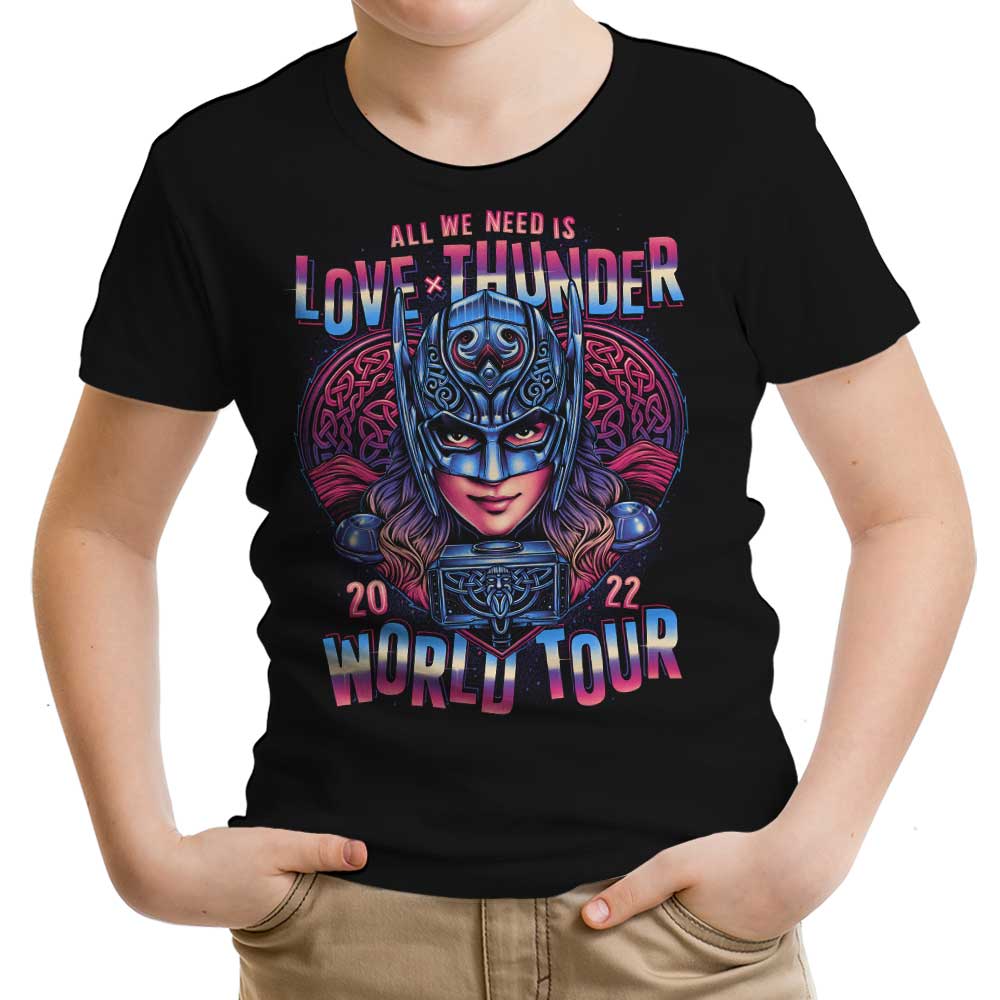 Love World Tour Youth Apparel - Adult & Kids T-Shirts, Sweatshirts & Hoodies apparel design preview 1