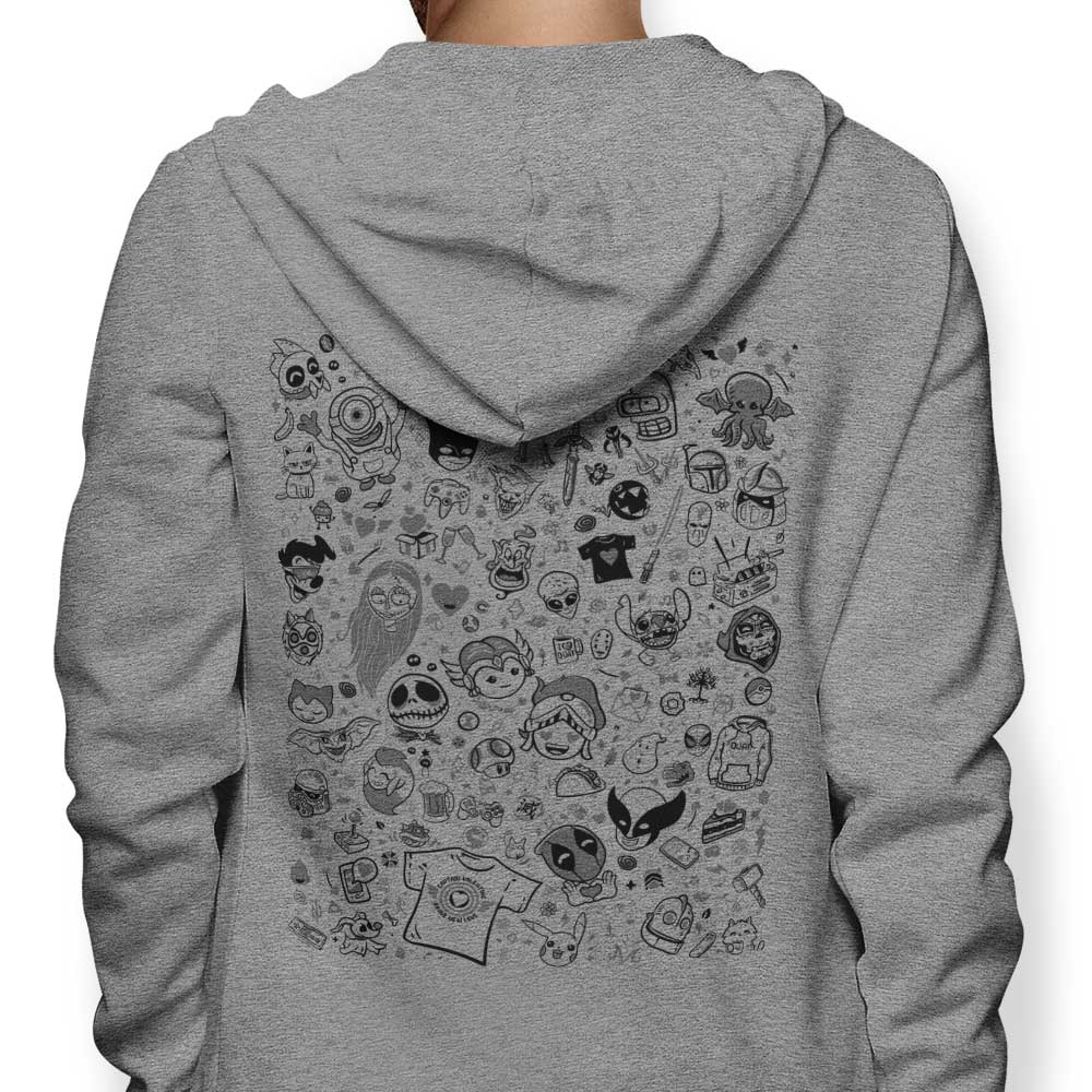 Lovely Doodles - Adult & Kids T-Shirts, Sweatshirts & Hoodies apparel design preview 1