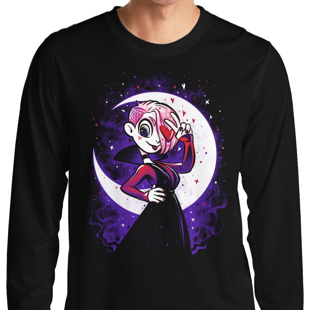 Luna and the Moon - Adult & Kids T-Shirts, Sweatshirts & Hoodies apparel design preview 1