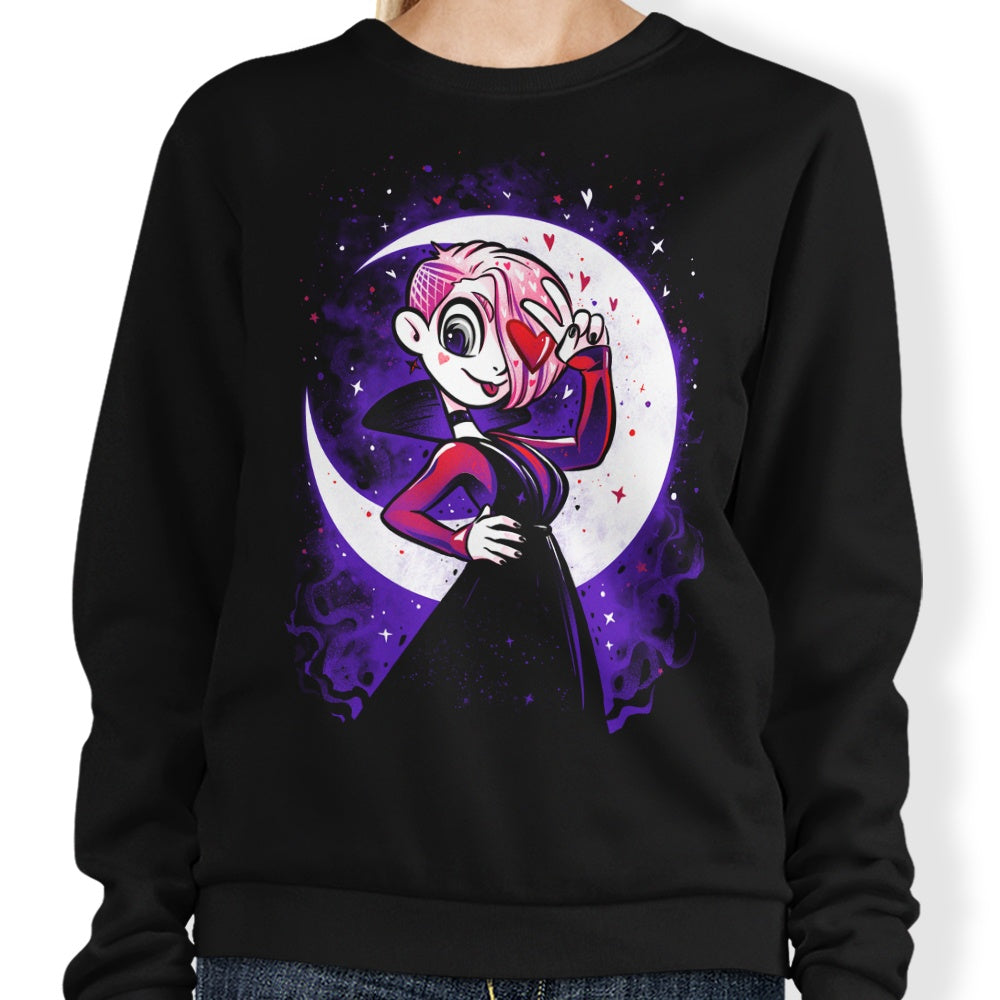 Luna and the Moon - Adult & Kids T-Shirts, Sweatshirts & Hoodies apparel design preview 1