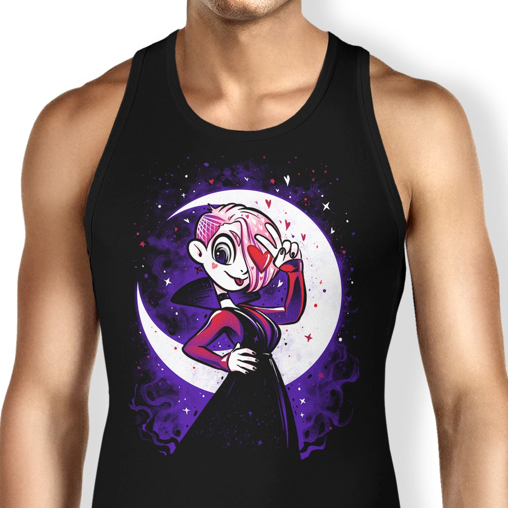 Luna and the Moon Tank Top - Adult & Kids T-Shirts, Sweatshirts & Hoodies apparel design preview 1