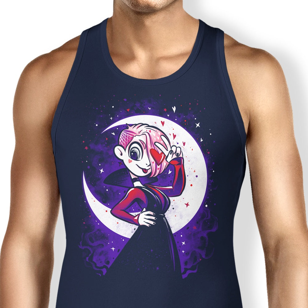 Luna and the Moon Tank Top - Adult & Kids T-Shirts, Sweatshirts & Hoodies apparel design preview 2