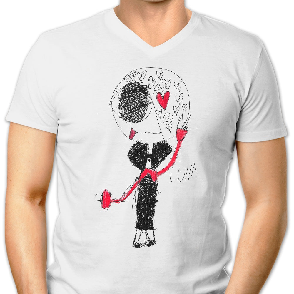 Luna Men's V-Neck - Adult & Kids T-Shirts, Sweatshirts & Hoodies apparel design preview 1