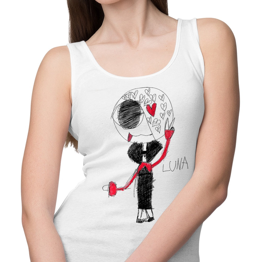 Luna Tank Top - Adult & Kids T-Shirts, Sweatshirts & Hoodies apparel design preview 2