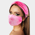 Tie Dye Pink Cotton Fashion Protective Mask Matching - Adult & Kids T-Shirts, Sweatshirts & Hoodies apparel design preview 1