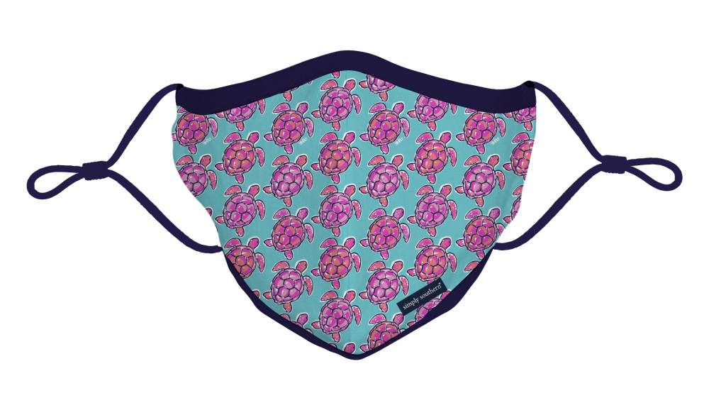 Simply Southern Preppy Turtle Protective Mask - Adult & Kids T-Shirts, Sweatshirts & Hoodies apparel design preview 1