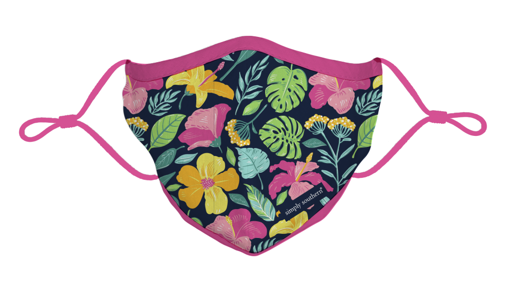 Simply Southern Preppy Garden Protective Mask - Adult & Kids T-Shirts, Sweatshirts & Hoodies apparel design preview 1