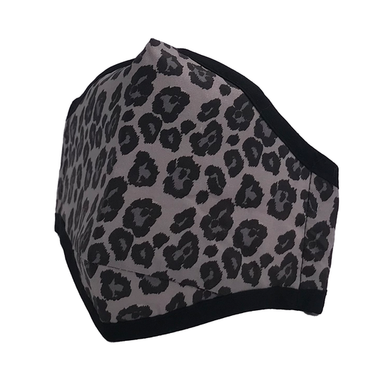 Girlie Girl Preppy Black Leopard Protective Mask - Adult & Kids T-Shirts, Sweatshirts & Hoodies apparel design preview 1