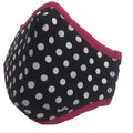 Girlie Girl Preppy White Dots Protective Mask - Adult & Kids T-Shirts, Sweatshirts & Hoodies apparel design preview 1
