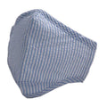 Girlie Girl Preppy Blue Seer Sucker Protective Mask - Adult & Kids T-Shirts, Sweatshirts & Hoodies apparel design preview 1