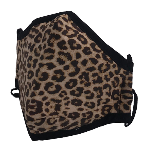 Girlie Girl Preppy Leopard Protective Mask - Adult & Kids T-Shirts, Sweatshirts & Hoodies apparel design preview 1