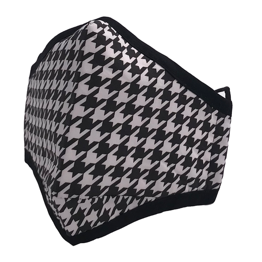 Girlie Girl Preppy Houndstooth Protective Mask - Adult & Kids T-Shirts, Sweatshirts & Hoodies apparel design preview 1