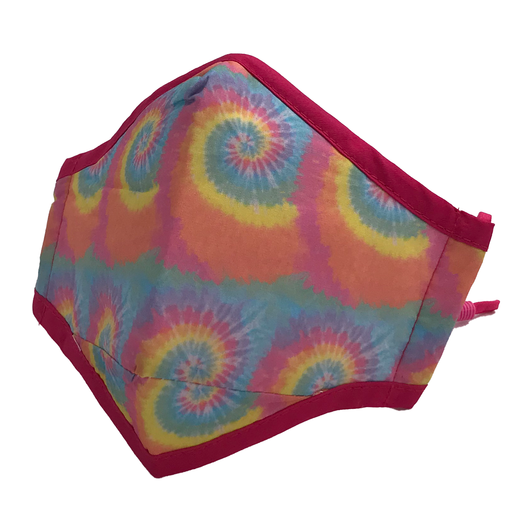 Girlie Girl Preppy Tie Dye Pastel Protective Mask - Adult & Kids T-Shirts, Sweatshirts & Hoodies apparel design preview 1