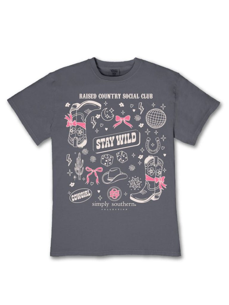 Simply Southern Country Wild Mineral Washed - Adult & Kids T-Shirts, Sweatshirts & Hoodies apparel design preview 2