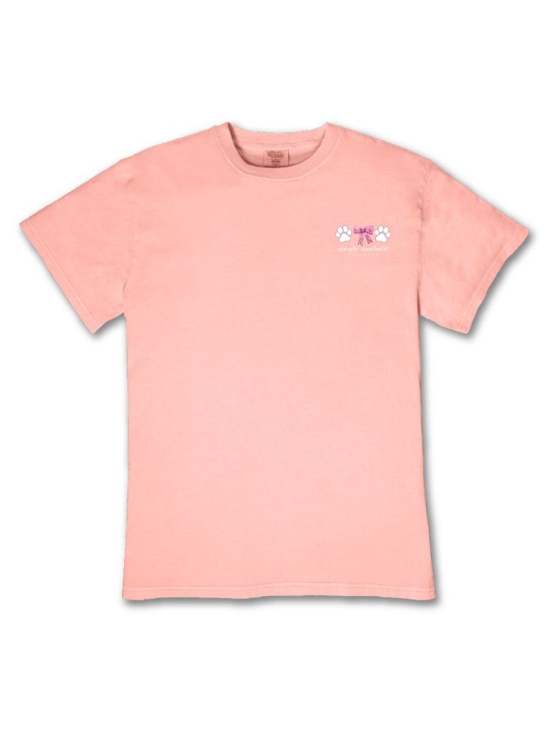 Simply Southern Best Friend Paw Mineral Washed - Adult & Kids T-Shirts, Sweatshirts & Hoodies apparel design preview 2