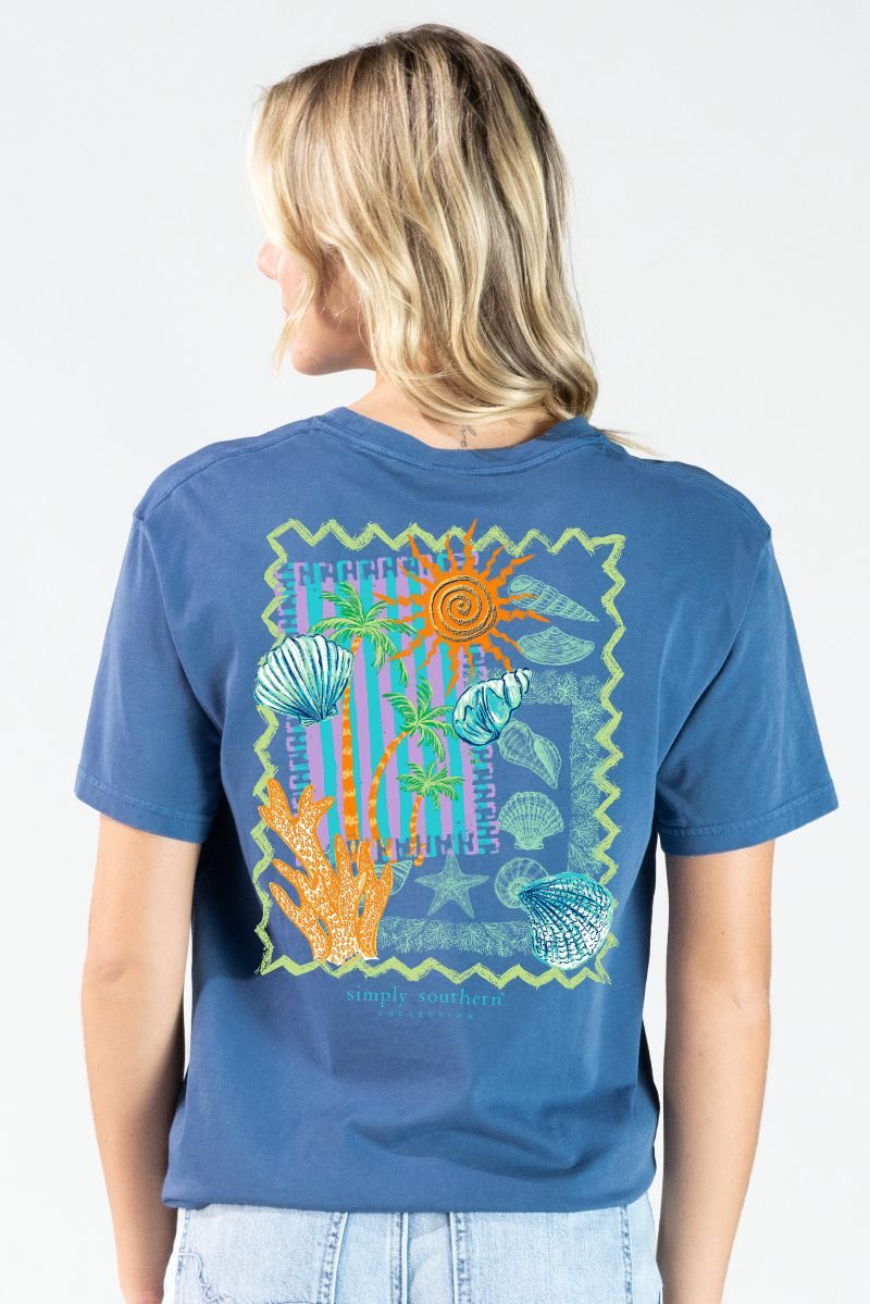 Simply Southern Reef Collage Mineral Washed - Adult & Kids T-Shirts, Sweatshirts & Hoodies apparel design preview 1