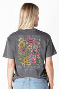 Simply Southern See The Good Flowers Mineral Washed - Adult & Kids T-Shirts, Sweatshirts & Hoodies apparel design preview 1
