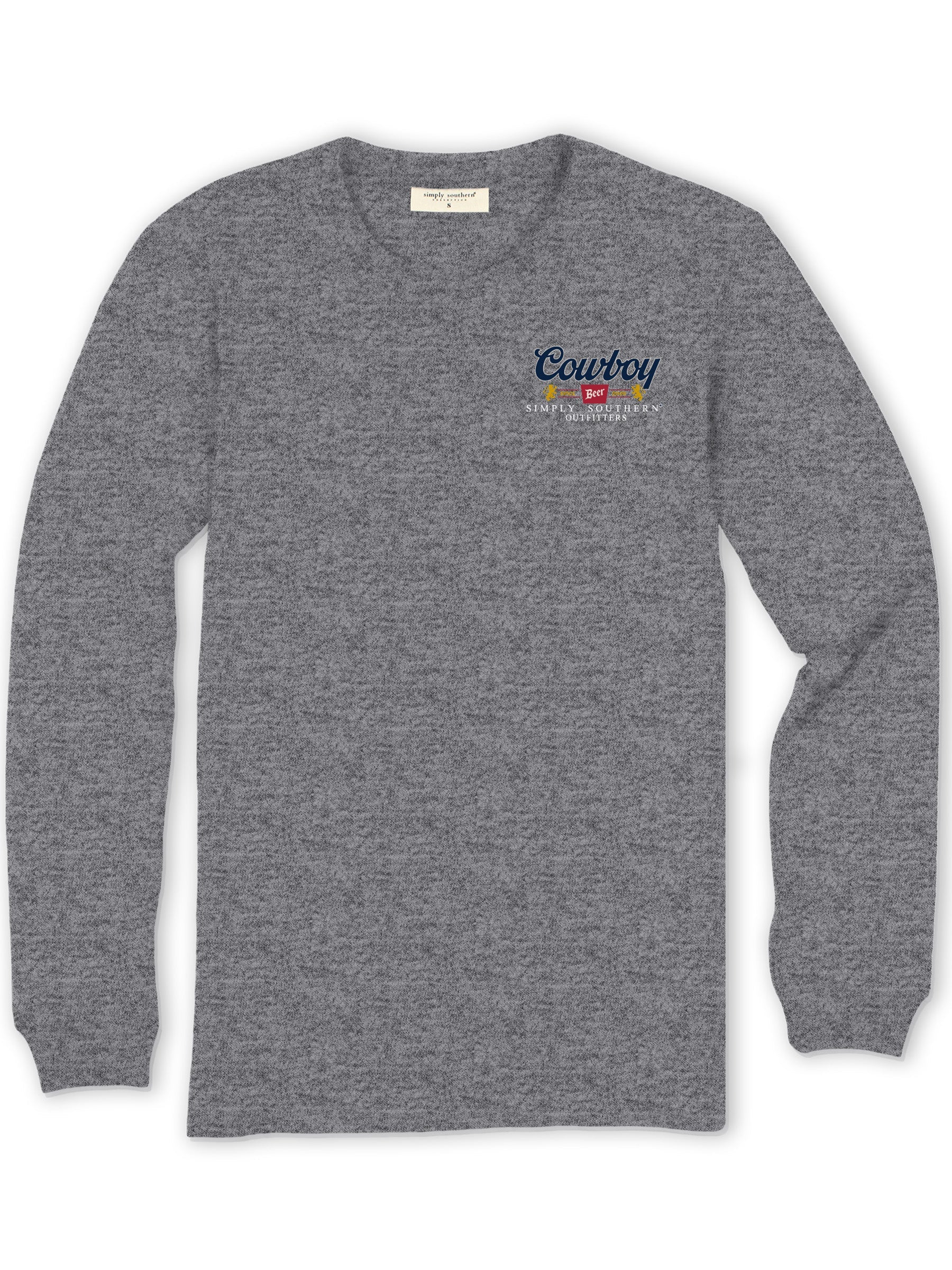 Simply Southern Cowboy Beer - Adult & Kids T-Shirts, Sweatshirts & Hoodies apparel design preview 2
