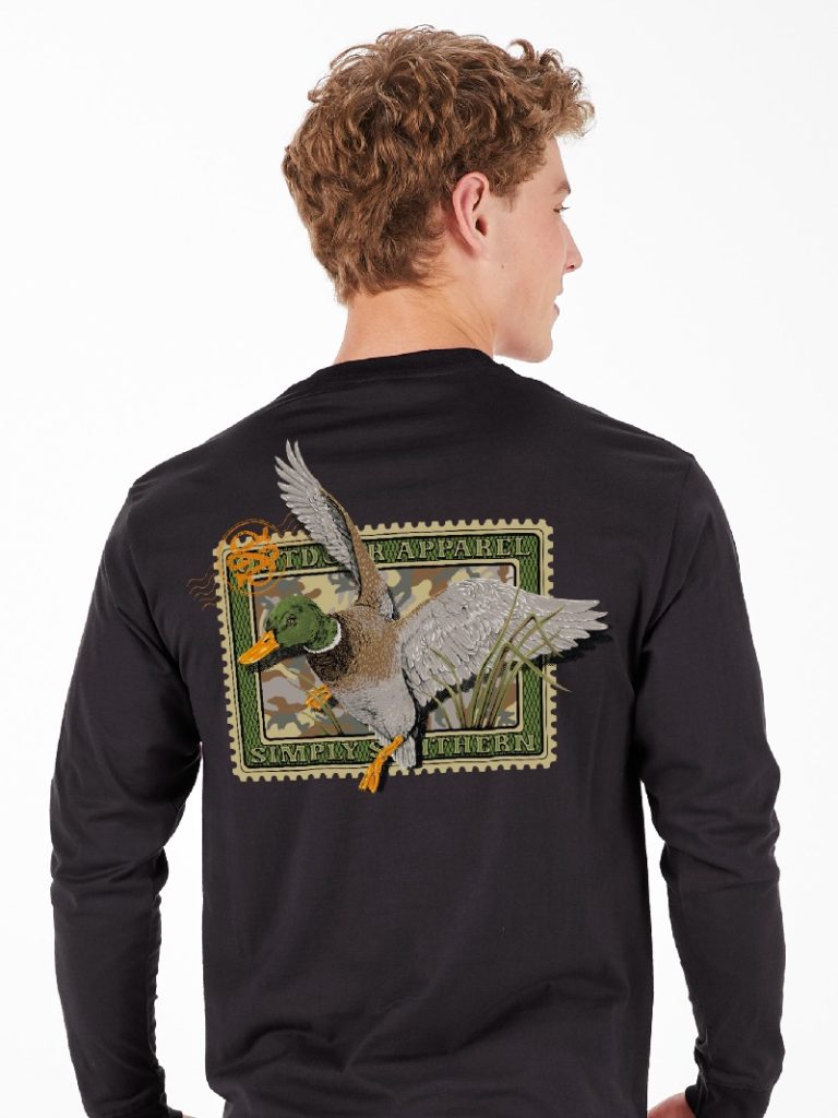 Simply Southern Duck Stamp - Adult & Kids T-Shirts, Sweatshirts & Hoodies apparel design preview 2