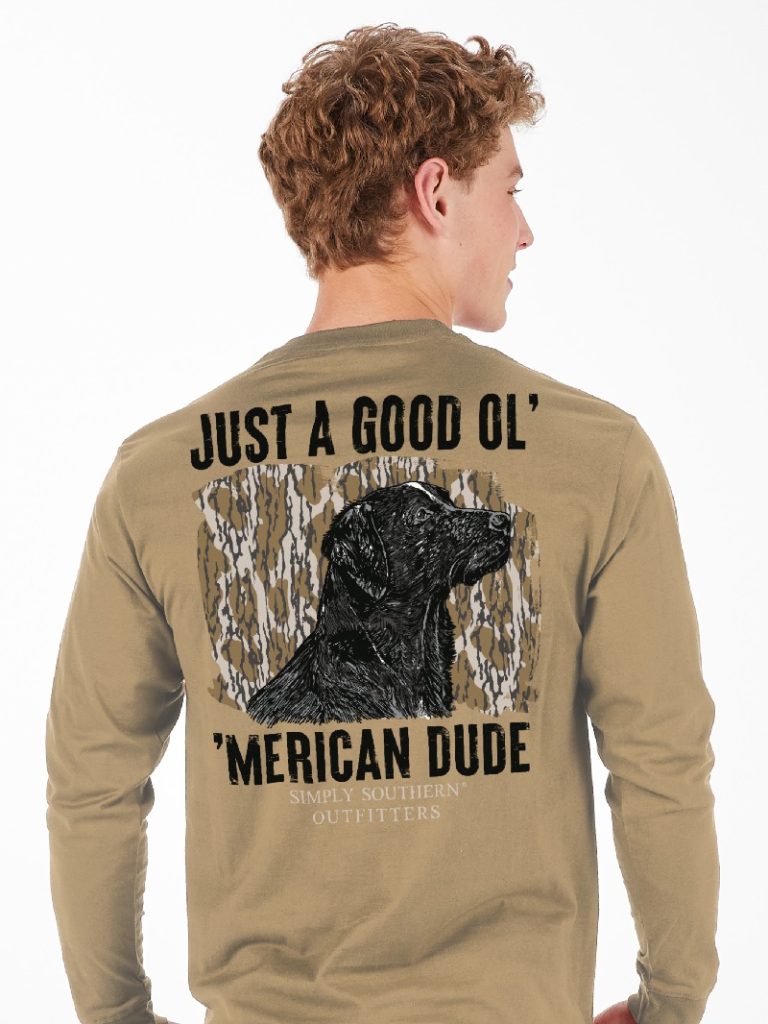Simply Southern Merican Dude Good - Adult & Kids T-Shirts, Sweatshirts & Hoodies apparel design preview 2