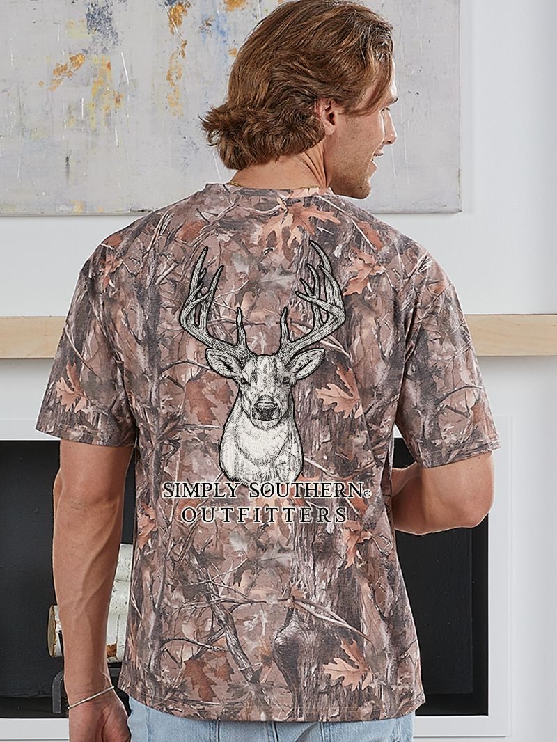 Simply Southern Buck Logo Camo - Adult & Kids T-Shirts, Sweatshirts & Hoodies apparel design preview 2
