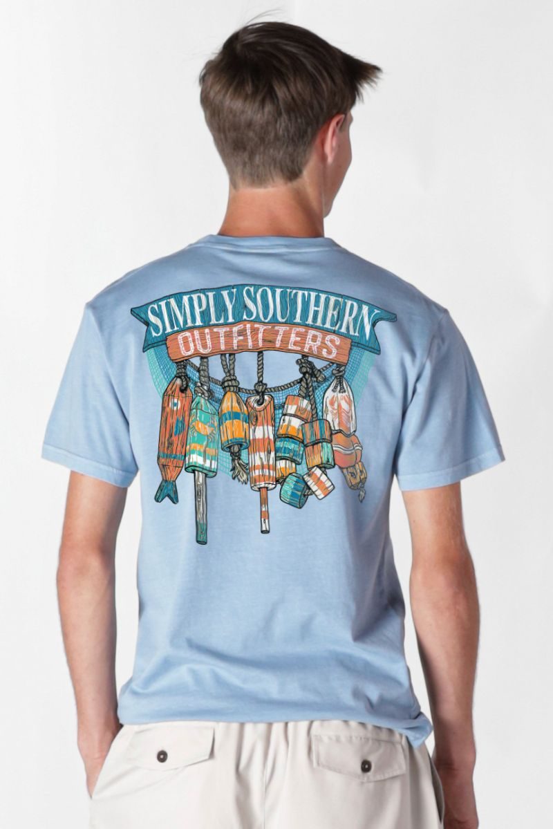 Simply Southern Outfitters Buoy Mineral Washed - Adult & Kids T-Shirts, Sweatshirts & Hoodies apparel design preview 2