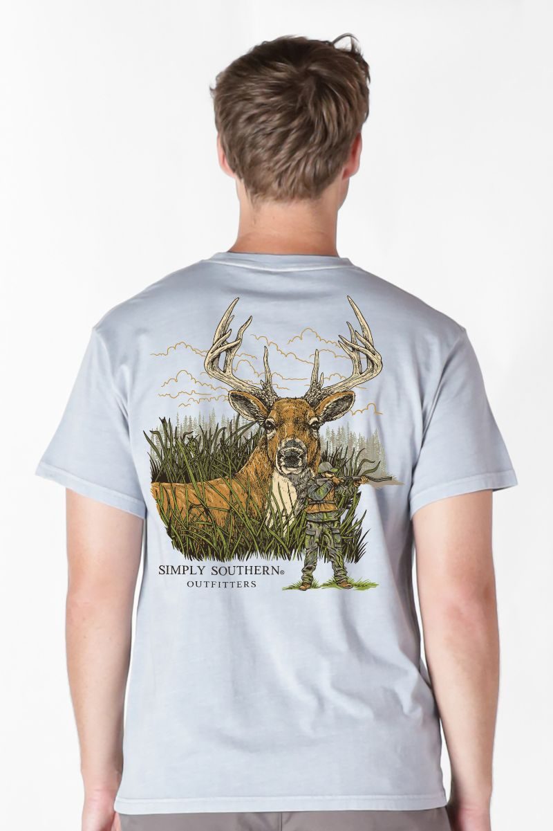 Simply Southern Outfitters Deer Hunting Mineral - Adult & Kids T-Shirts, Sweatshirts & Hoodies apparel design preview 2