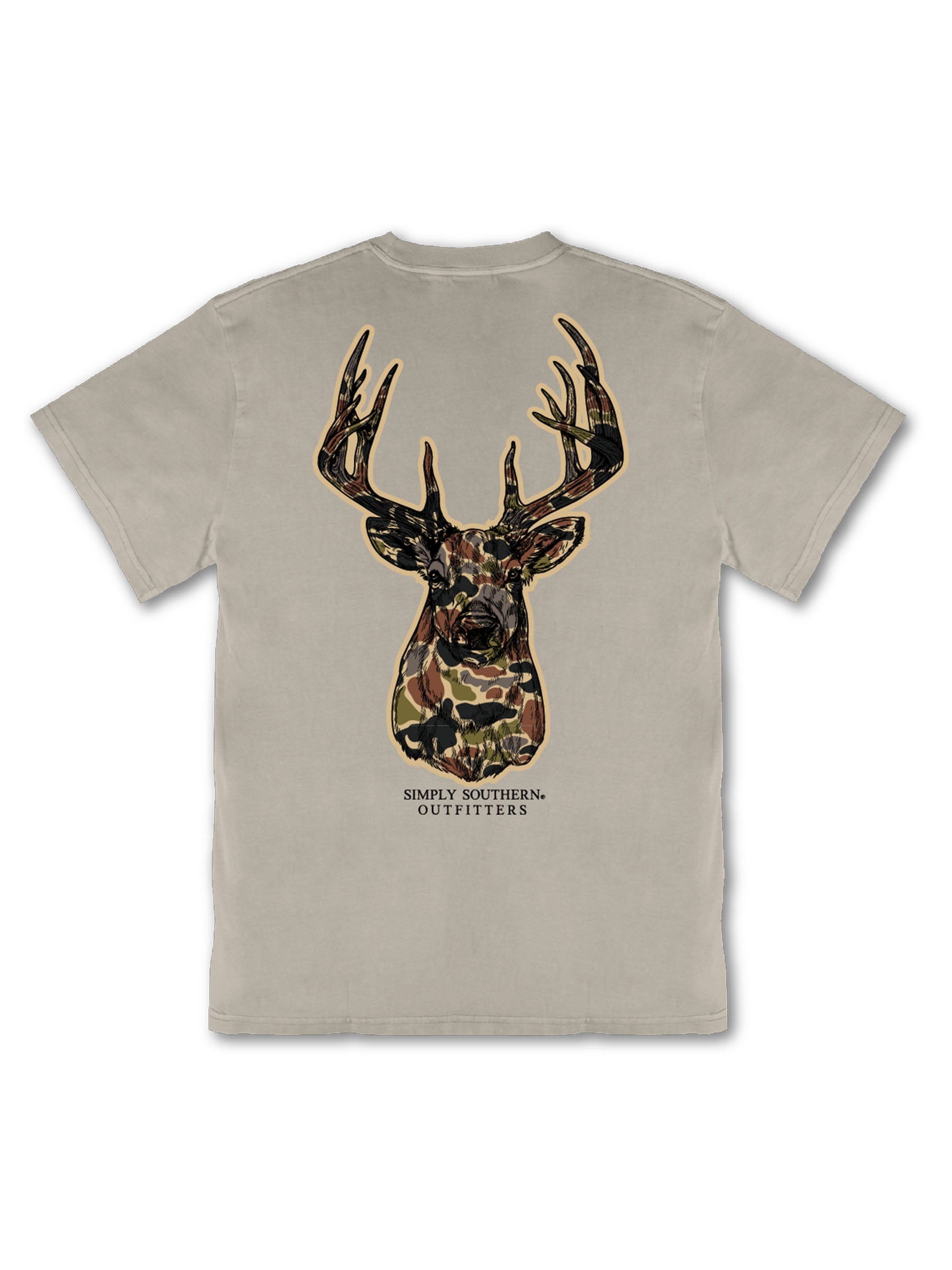 Simply Southern Camo Deer Mineral Washed - Adult & Kids T-Shirts, Sweatshirts & Hoodies apparel design preview 2
