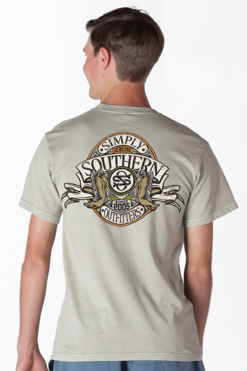Simply Southern Outfitters Duck Emblem Mineral Washed - Adult & Kids T-Shirts, Sweatshirts & Hoodies apparel design preview 2