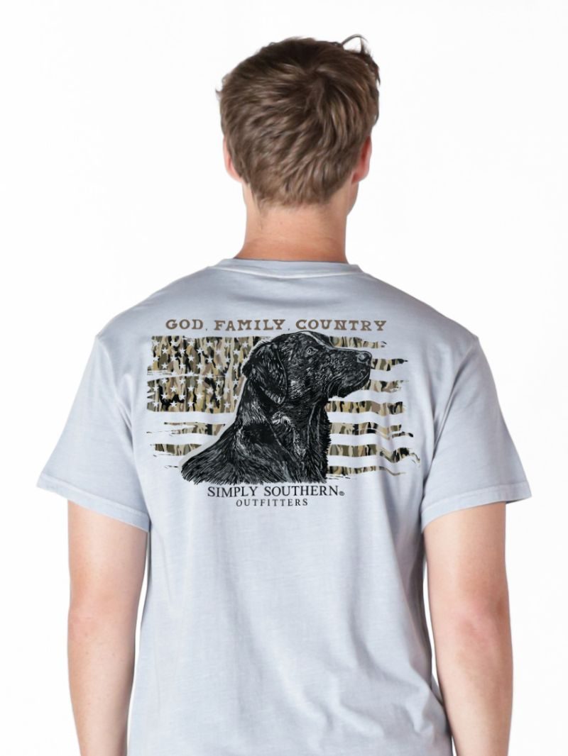 Simply Southern Outfitters USA God Mineral Washed - Adult & Kids T-Shirts, Sweatshirts & Hoodies apparel design preview 2