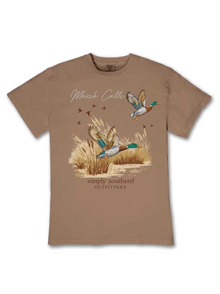 Simply Southern Marsh Duck Mineral Washed - Adult & Kids T-Shirts, Sweatshirts & Hoodies apparel design preview 2