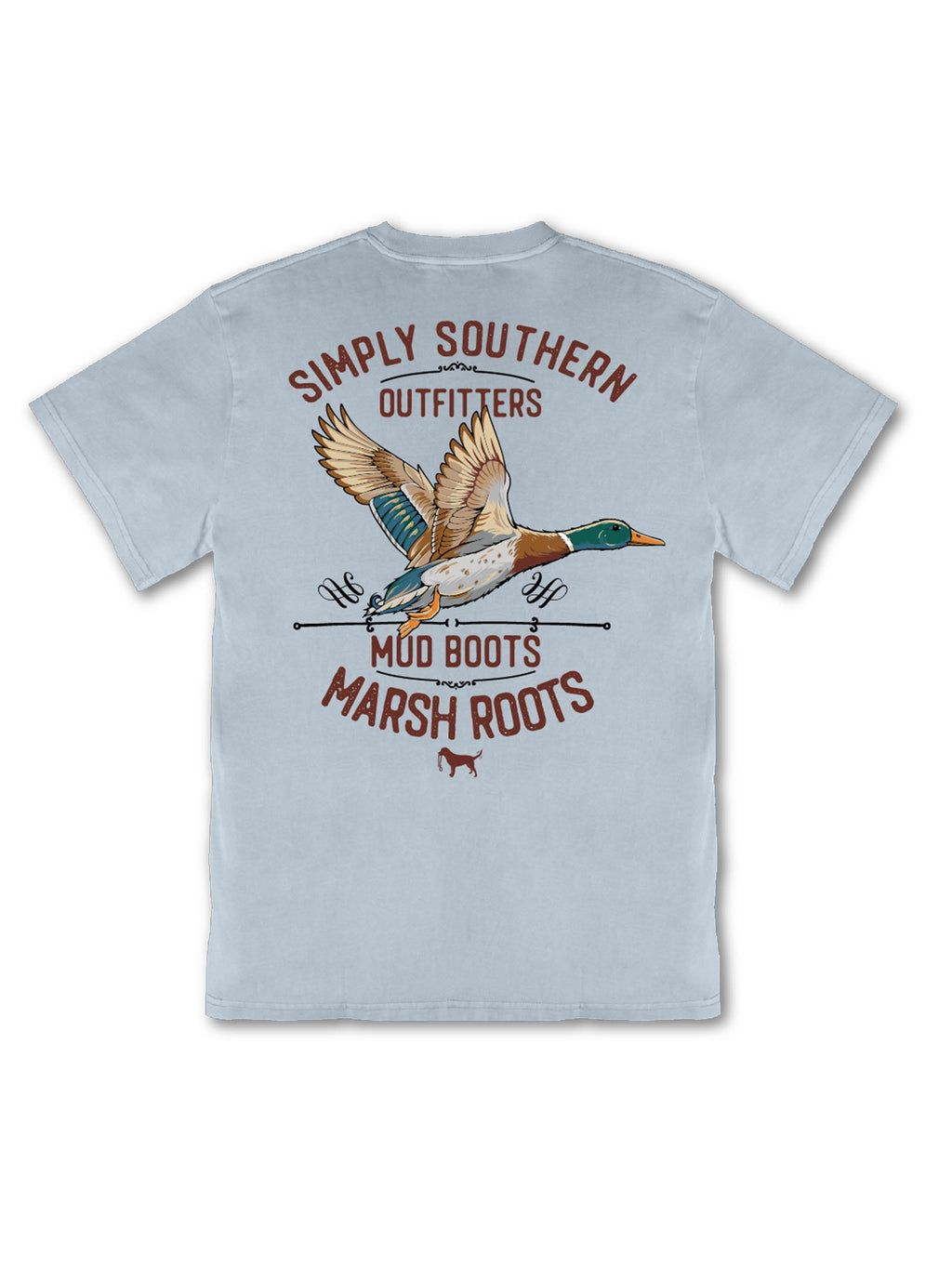 Simply Southern Mud Duck Mineral Washed - Adult & Kids T-Shirts, Sweatshirts & Hoodies apparel design preview 2
