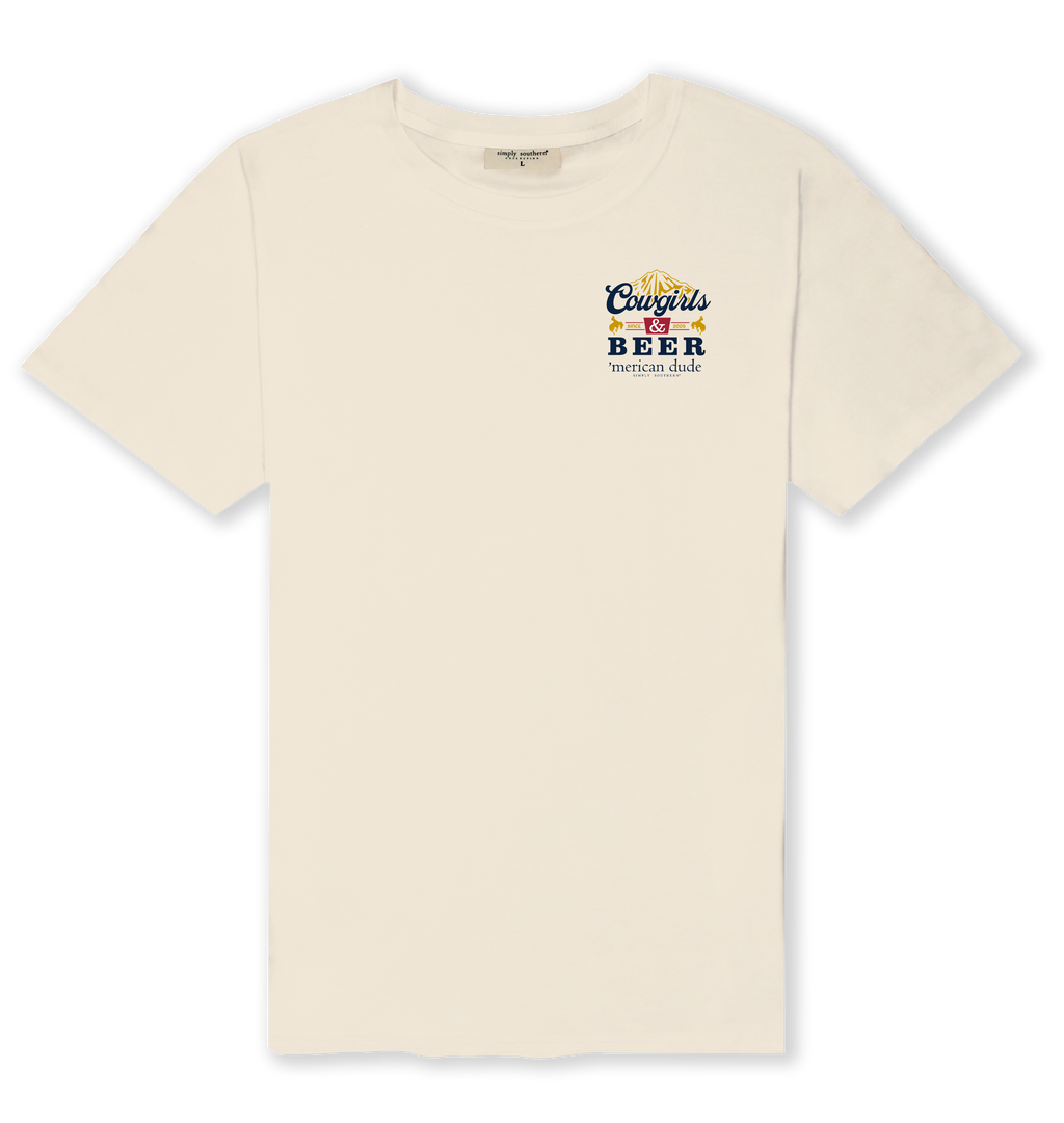 Simply Southern Merican Dude Cowgirls - Adult & Kids T-Shirts, Sweatshirts & Hoodies apparel design preview 2