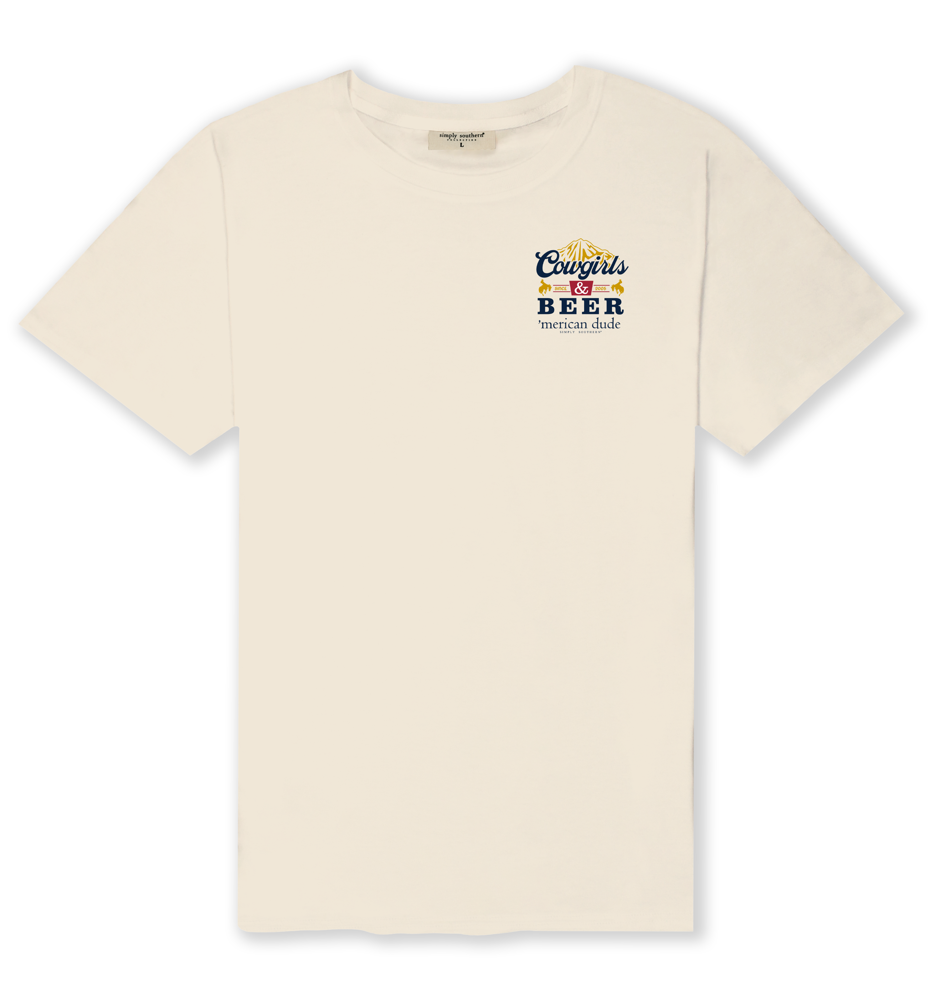 Simply Southern Merican Dude Cowgirls - Adult & Kids T-Shirts, Sweatshirts & Hoodies apparel design preview 2