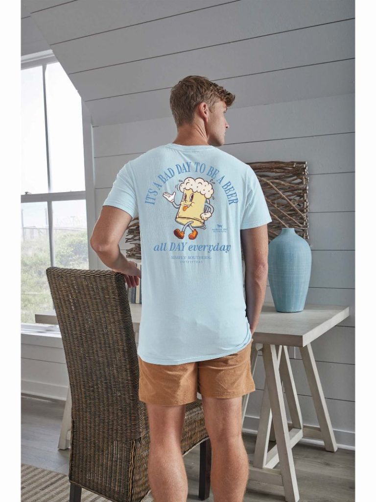 Simply Southern Merican Dude Drink Ice - Adult & Kids T-Shirts, Sweatshirts & Hoodies apparel design preview 1