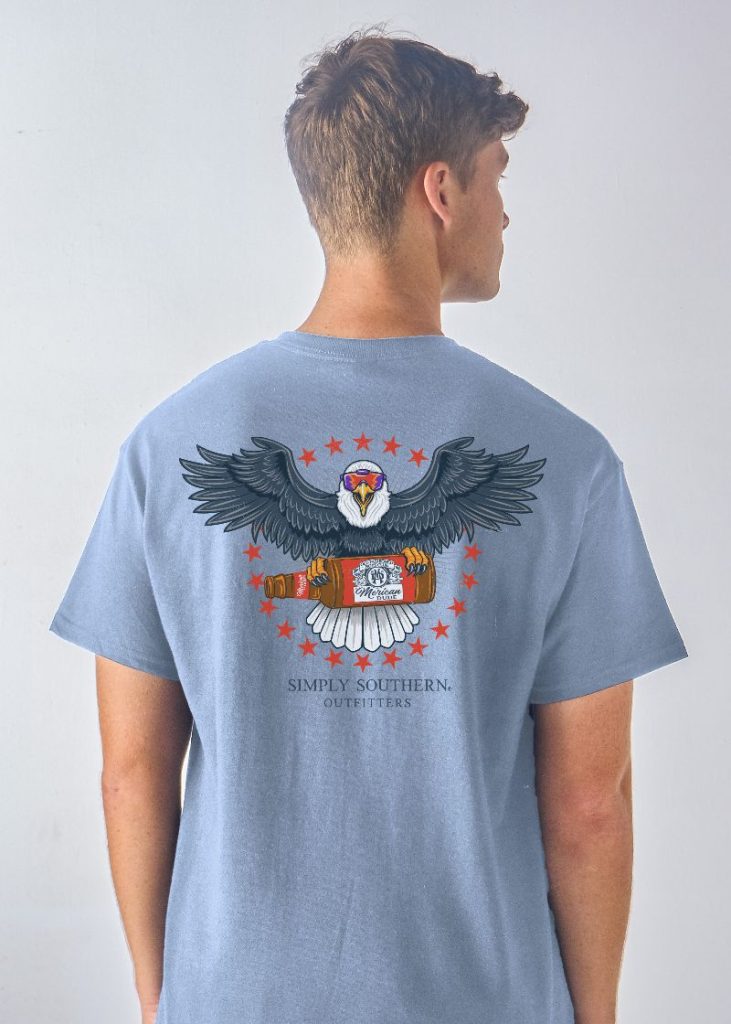 Simply Southern Eagle Stone Blue - Adult & Kids T-Shirts, Sweatshirts & Hoodies apparel design preview 2
