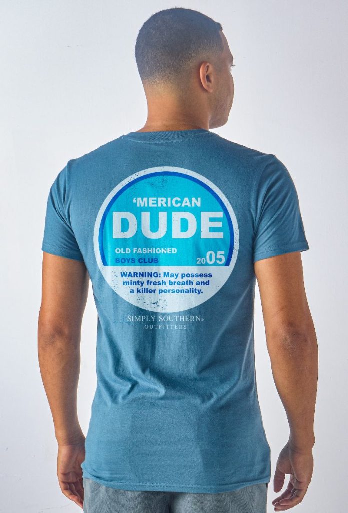 Simply Southern Merican Dude Boys Club - Adult & Kids T-Shirts, Sweatshirts & Hoodies apparel design preview 2