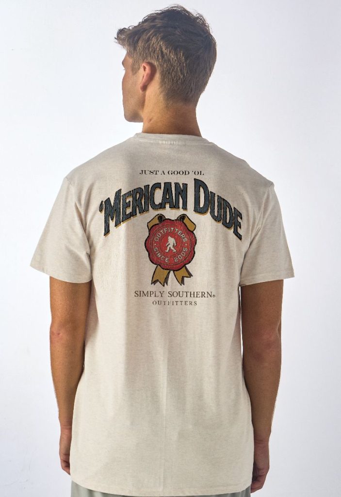 Simply Southern Merican Dude Label - Adult & Kids T-Shirts, Sweatshirts & Hoodies apparel design preview 2