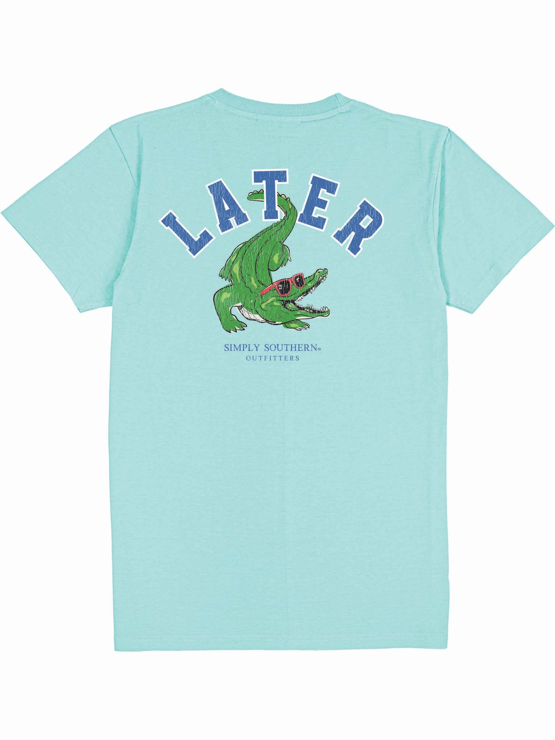 Simply Southern Later Gator - Adult & Kids T-Shirts, Sweatshirts & Hoodies apparel design preview 2