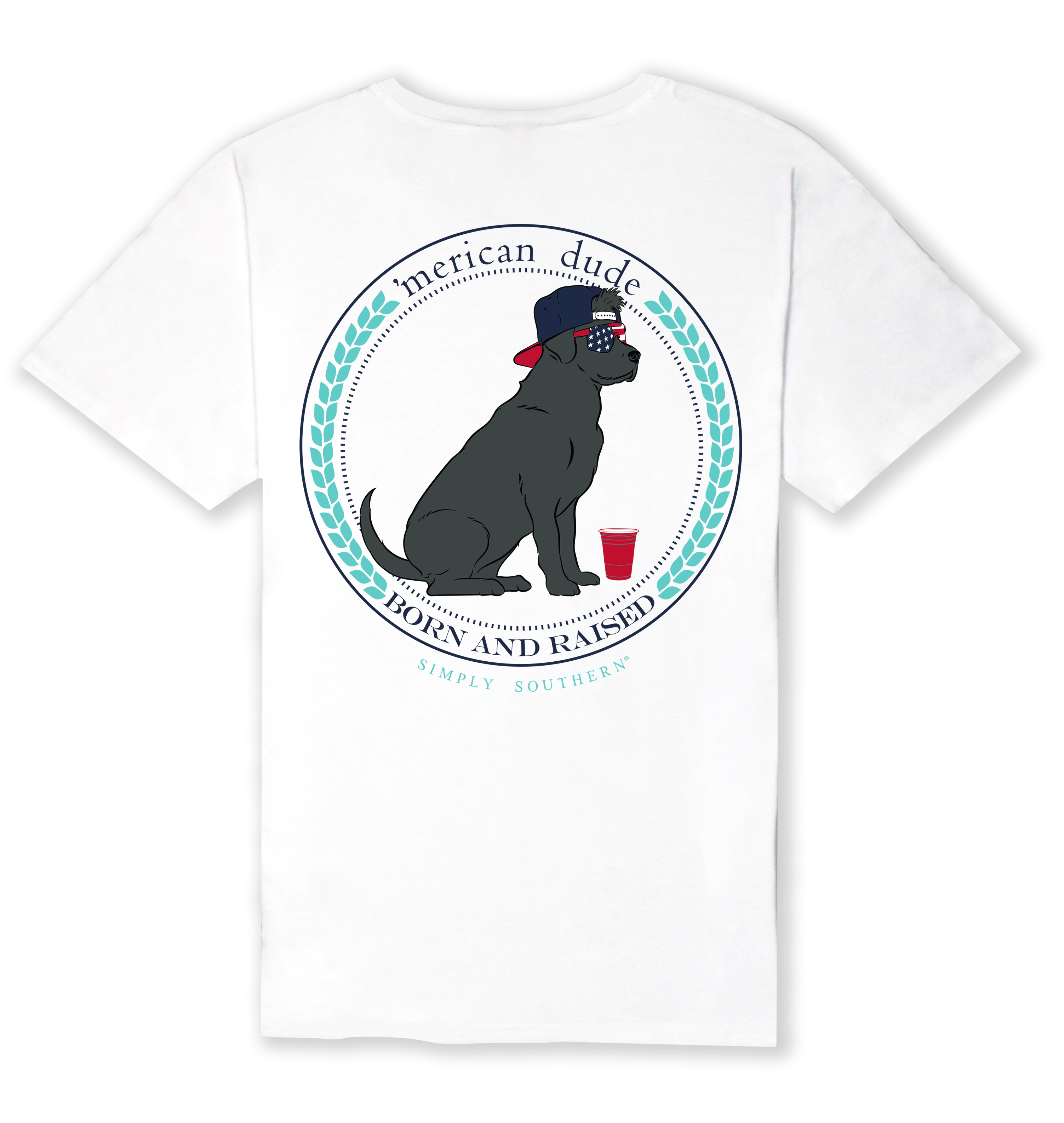 Simply Southern Merican Dude Logo Dog - Adult & Kids T-Shirts, Sweatshirts & Hoodies apparel design preview 2