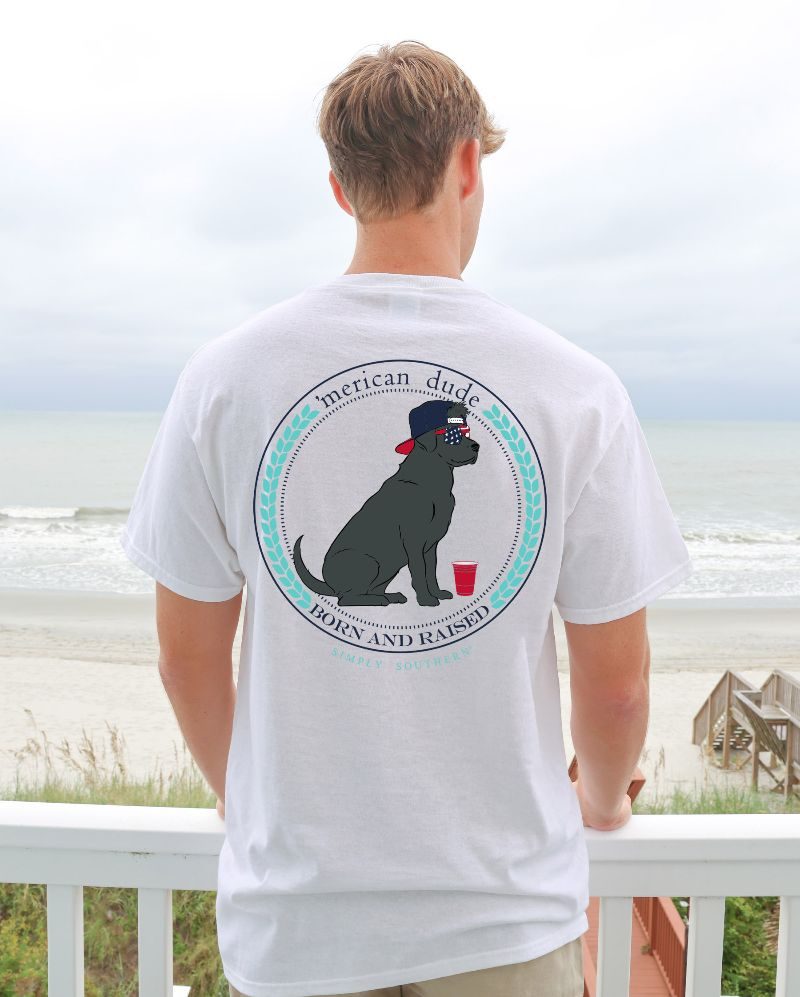 Simply Southern Merican Dude Logo Dog - Adult & Kids T-Shirts, Sweatshirts & Hoodies apparel design preview 1