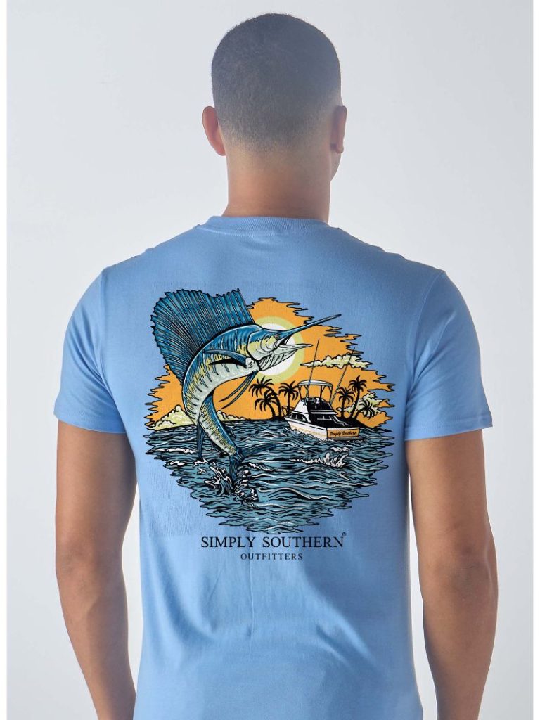 Simply Southern Sail Fish - Adult & Kids T-Shirts, Sweatshirts & Hoodies apparel design preview 1