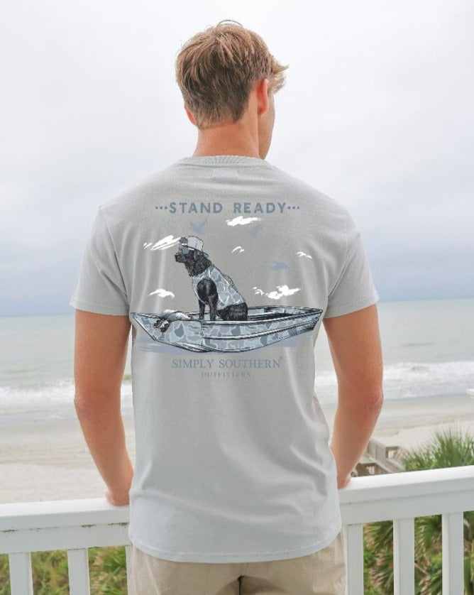 Simply Southern Stand Ready Camo Dog - Adult & Kids T-Shirts, Sweatshirts & Hoodies apparel design preview 1