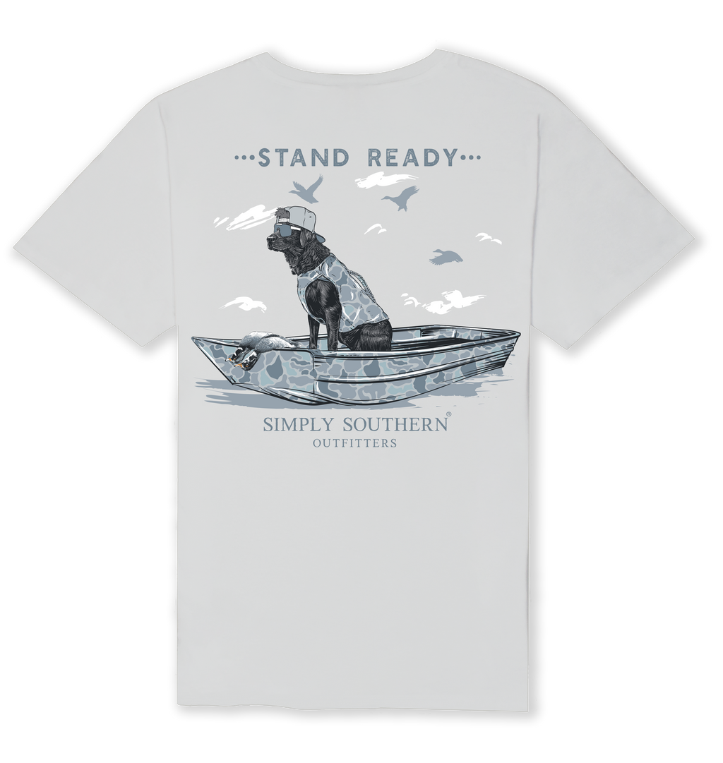Simply Southern Stand Ready Camo Dog - Adult & Kids T-Shirts, Sweatshirts & Hoodies apparel design preview 2