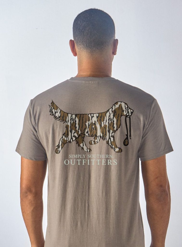 Simply Southern Tree Camo Dog - Adult & Kids T-Shirts, Sweatshirts & Hoodies apparel design preview 1