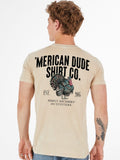 Simply Southern Merican Dude Turkey Washed Cream - Adult & Kids T-Shirts, Sweatshirts & Hoodies apparel design preview 1