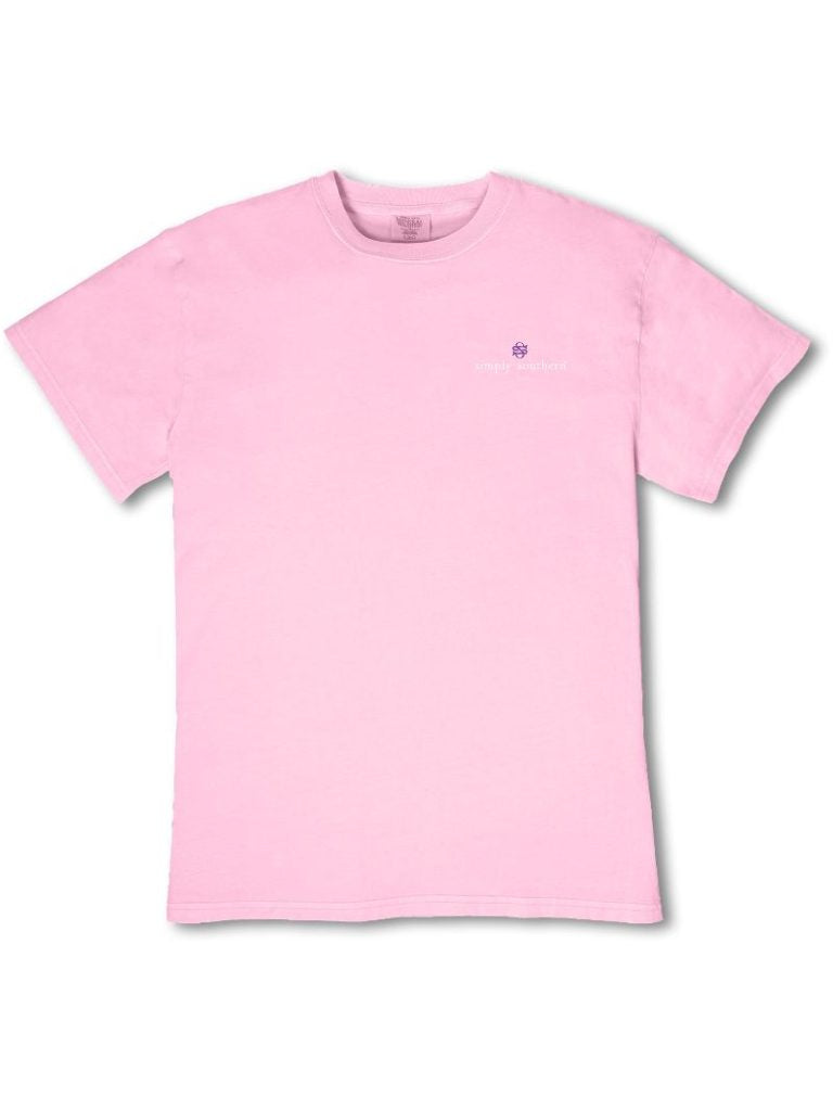 Simply Southern Shell Bow Mineral Washed Petal - Adult & Kids T-Shirts, Sweatshirts & Hoodies apparel design preview 2