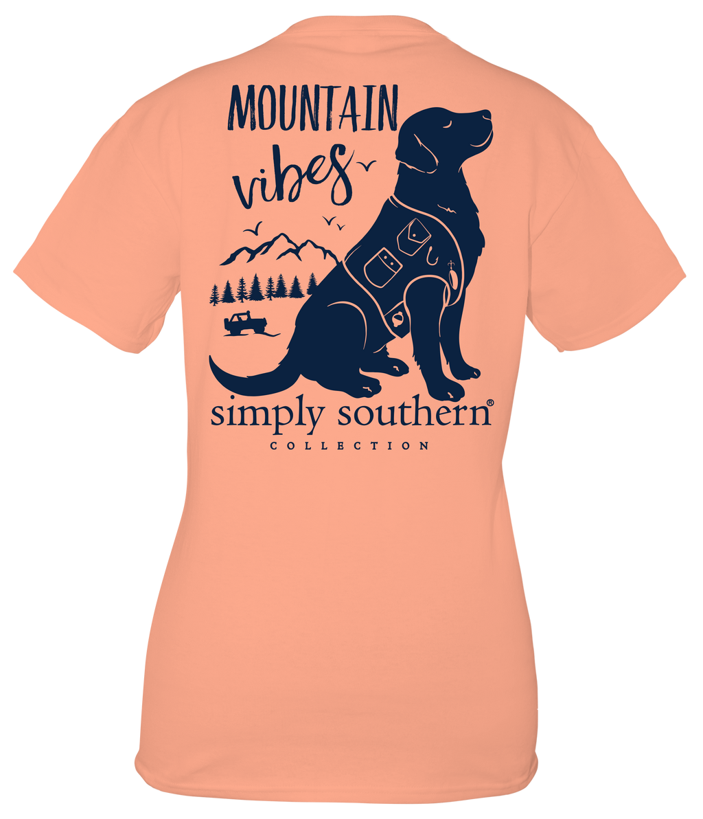 SALE Simply Southern Preppy Mountain Vibes Dog - Adult & Kids T-Shirts, Sweatshirts & Hoodies apparel design preview 2